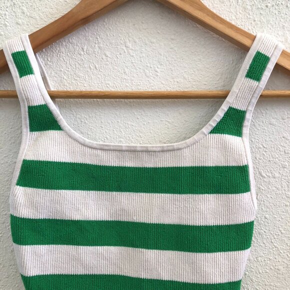 BABATON By Aritzia Sculpt Knit Squareneck Cropped Tank Size XXS - Picture 3 of 9